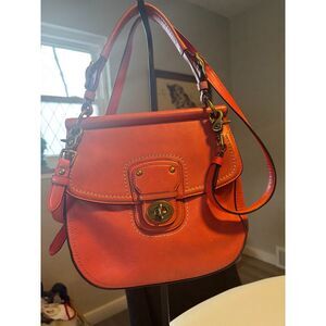 Rare Coach Limited Edition 19132 Willis Legacy 70th Anniversary Vermillion Bag